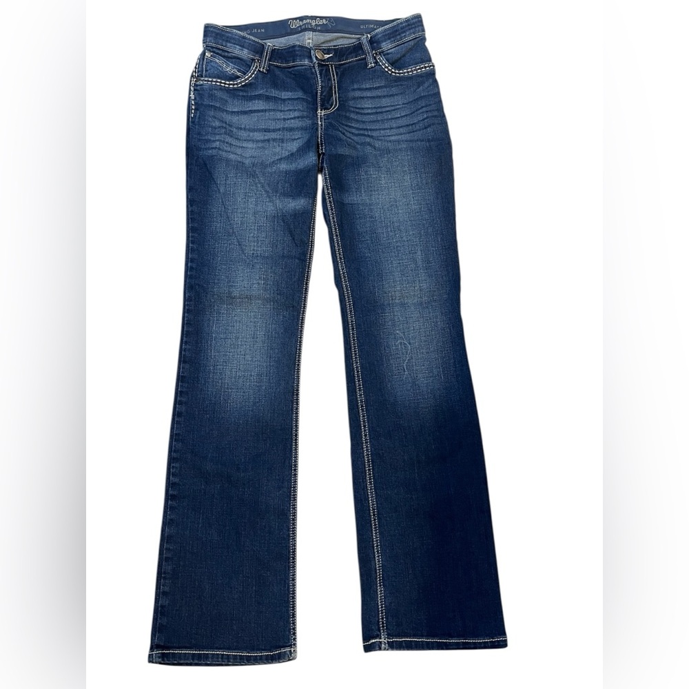 Wrangler Blue Boot Cut Jeans Classic Style